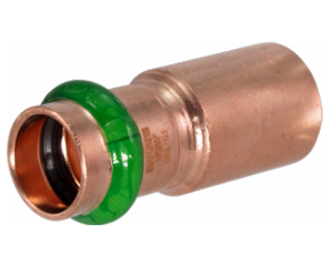 Merit Brass MB12613N 2" X 1/2" CopperPress® Bushing with VIPR® Press Ring