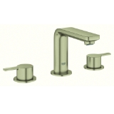 GROHE 20578ENA M-Size Basin Faucet, Lineare™ New, 2 Handles, Function: Traditional, Brushed Nickel