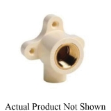 Sioux Chief 647-CG2E3 Tub Shower Elbow, 1/2 in CPVC x FNPT, Brass