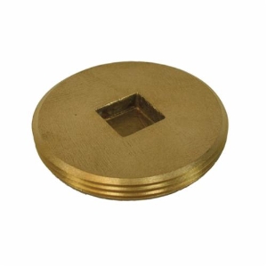 LEGEND 302-627 Countersunk Cleanout Plug, 3 in Nominal, MNPT End Style, Brass
