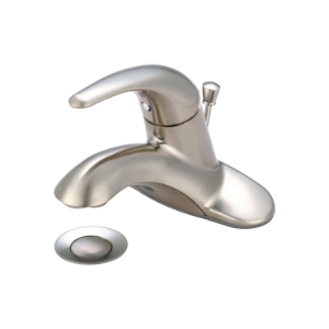 Pioneer 3LG160-BN Lavatory Faucet, Legacy, PVD Brushed Nickel, 1 Handle, Brass Pop-Up Drain, 1.2 gpm Flow Rate