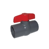 LEGEND 201-434 S-602 Compact Miniature Ball Valve, 3/4 in Nominal, Solvent End Style, UPVC Body, Full Port, EPDM Softgoods