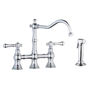 GROHE 18244000 Bridgeford® Faucet Lever Handle, Polished Chrome