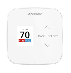 Aprilaire® S86WMUPR Wi-Fi Multi-Stage Universal Programmable or Non-Programmable Thermostat, 2H/2C Heat/Cool Stages or 4H/2C Heat Pump Stages, with IAQ and Color Display