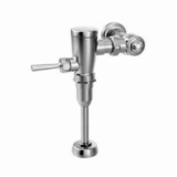 Moen® 8312M05 Manual Urinal Flush Valve, M-DURA™, 0.5 gpf, 3/4 in IPS Inlet, 3/4 in Spud, 15 to 120 psi, Chrome