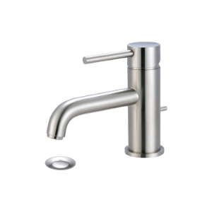 Pioneer 3MT160-BN Lavatory Faucet, Motegi, 1.2 gpm Flow Rate, 1-3/4 in H Spout, 1 Handle, Brass Pop-Up Drain, 1 Faucet Hole, PVD Brushed Nickel, Function: Traditional