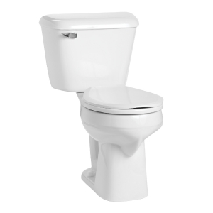 Mansfield® 131-180 Round Front 10in Rough-In Rough-In Toilet Combo 1.6 White