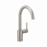 Moen® 7365SRS Kitchen Faucet, Align™, 1.5 gpm Flow Rate, High-Arc Spout, Spot Resist™ Stainless, 1 Handle