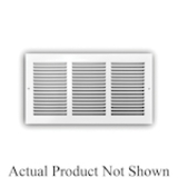 1-Way Stamped Face Return Air Grille, 20 in W x 24 in H x 1/4 in THK, 382 to 890 cfm, Steel, Powder Coated, Import