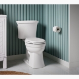 Kohler® 32808-0 2-Piece Toilet Tank, Kelston®, 1.28 gpf, Left Hand Trip Lever Flush, White