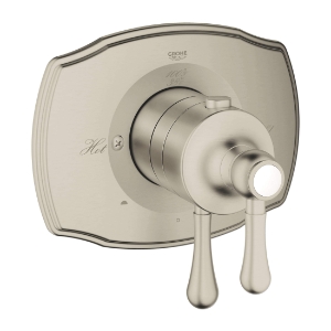 GROHE 19825EN0 2-Function Trim, 3.2 to 6.3 gpm Shower, StarLight® Brushed Nickel