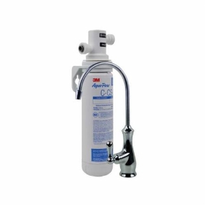 3M™ Aqua-Pure™ 7000125604 Under Sink Water Filtration System, 1.5 gpm Flow Rate, 3-3/16 in Dia x 15-5/32 in H, 40 to 100 deg F