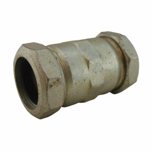 Wal-Rich 2561008 Long Compression Coupling, 1-1/4 in Nominal, Compression End Style, Malleable Iron