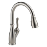 DELTA® 9178-SP-DST Leland® Pull-Down Kitchen Faucet, 1.8 gpm Flow Rate, Spotshield Stainless, 1 Handle, 1/3 Faucet Holes, Traditional
