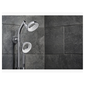 Kohler® 21026-BN Statement® VES 1-Function Round Variable Flow Shower Column Kit, 1 Shower Head, 1.5 gpm Flow Rate, 45 psi Pressure, 1/2 in NPT Connection, Vibrant® Brushed Nickel