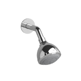 RIOBEL 308C Cross Collection Showerhead Shower Calliano Adjustable, 2 gpm Min, Chrome