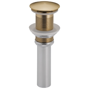 Brizo® RP72413GL Pushbutton Activated Pop-Up Drain Assembly, Luxe Gold, Brass Drain