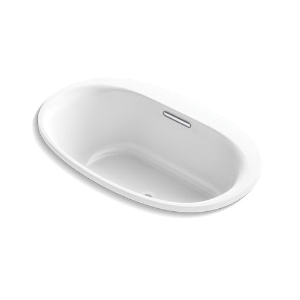 Kohler® 5713-0 Underscore® 59-3/4 in x 35-3/4 in Drop-In Bathtub, White