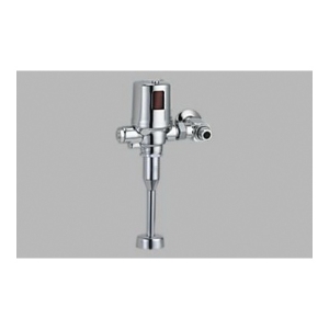 DELTA® 81T231BTA Exposed Flush Valve, Battery, 8 gpm Flush Rate, 3/4 in Inlet, 25 psi Pressure, Polished Chrome