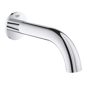 GROHE 13164003 13164_3 Atrio® New Tub Spout, 1/2 in FNPT, 6-3/4 in Spout Reach, Wall Mount, Metal, StarLight® Polished Chrome, Residential