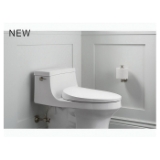 Kohler® 10349-0 Heated Toilet Seat, Purewarmth™, Elongated Bowl, Closed Front, Plastic, White