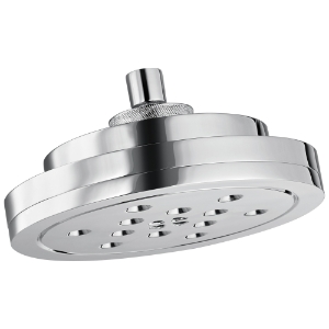 Brizo® 87435-PC Litze® Multi-Function Raincan Shower Head, 2 gpm Min, 4 Sprays, Polished Chrome