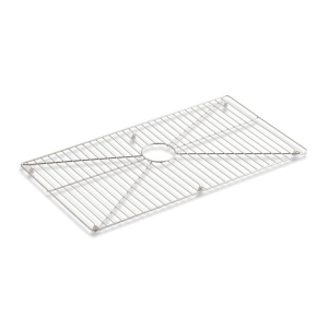 Kohler® 6474-ST Vault™ Stainless Steel Sink Rack, 32 in x 16-11/16 in For 36 in Single-Bowl Apron-Front Sink, Stainless Steel