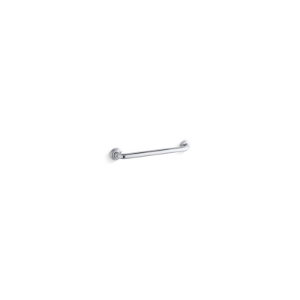 Kohler® 10541-S Traditional Grab Bar, 20-13/16 in L x 1-1/4 in Dia, Polished Stainless Steel, Metal