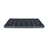 Diversitech® - Lite® EL2448-3 24 in L x 48 in W x 3 in H Plastic Equipment Pad, Grey