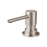 Brizo® RP79275SS Solna® Contemporary Soap/Lotion Dispenser, 13 oz Bottle Capacity, Deck Mount, Stainless Steel