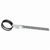 GFM 220 1-1/2 DWV Hanger, 1-1/2 in Pipe/Tube, 150 lb Load, Steel, Galvanized/Plastic Coated