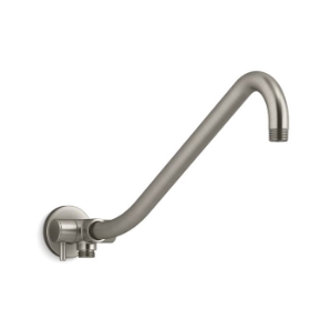 Kohler® 76337-BN Deck/Bath Mount Gooseneck Rainhead Arm with 2-Way Diverter, 1/2 in NPT, Vibrant® Brushed Nickel