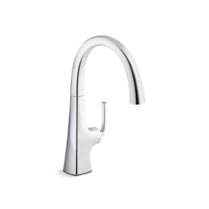Kohler® 22065-CP Bar Sink Faucet, Graze™, Polished Chrome, 1 Handle, 1.5 gpm