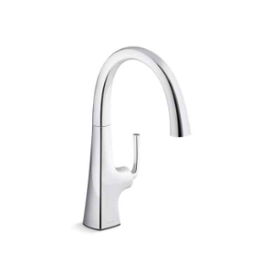 Kohler® 22065-CP Bar Sink Faucet, Graze®, Polished Chrome, 1 Handle, 1.5 gpm