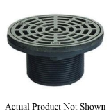 Sioux Chief 842-3LNR Adjustable On-Grade Floor Drain, 3 in Outlet, MNPT Connection, ABS Drain