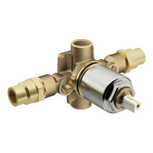 CFG 45321 4-Port Pressure Balancing Tub/Shower Valve, 1/2 in CPVC Inlet x 1/2 in CPVC Outlet, Brass Body