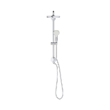 GROHE 26123001 Retro-fit™ System 210 Shower System, 8-1/4 in Dia Shower Head, Rain/Jet Shower Head, 1.75 gpm Flow Rate, Dream Spray, StarLight® Polished Chrome