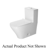DURAVIT 21570100051 One-Piece Toilet, DuraStyle, Elongated Bowl, 15-3/4 in H Rim, 12 in Rough-In, 1.32/0.92 gpf, White with WonderGliss