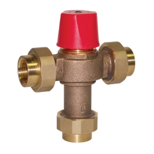 WATTS® 0559104 LF1170 Temperature Control Valve, 3/4 in Nominal, Threaded Union End Style, 150 psi Pressure, 0.5 gpm Flow Rate, Copper Silicon Alloy Body