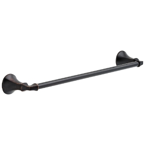 DELTA® 76418-RB Ashlyn® Towel Bar, 18 in L Bar, 3-1/2 in OAD x 2-3/16 in OAH, Brass, Venetian Bronze