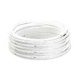 REHAU® 1" RAUPEX 235381-513 White UV Shield Pipe, 500' Coil (152.4m)