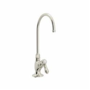 Rohl® A1635LM-PN-2 Country Kitchen Filter Faucet, 0.5 gpm Flow Rate, Swivel C Spout, Polished Nickel, 1 Handle