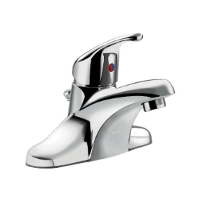 CFG CA40710 Cornerstone™ Centerset Bathroom Faucet, Polished Chrome, 1 Handle, Metal Pop-Up Drain, 1.2 gpm Flow Rate