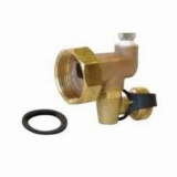 Uponor A2803250 End Cap with Vent, 1-1/4 in BSP, 145 psi, 220 deg F, Brass