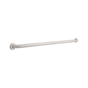 DELTA® 40148-SS Grab Bar, 48 in L x 1-1/2 in Dia, Stainless Steel, 304 Stainless Steel