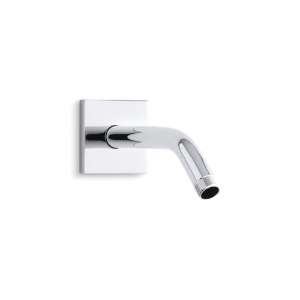 Kohler® 14679-CP Loure® Wall Mount Shower Arm and Flange, 7-1/2 in L x 2-11/16 in W Arm, 1/2 in NPT, Polished Chrome