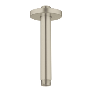 GROHE 27217EN0 Rainshower™ Ceiling Shower Arm, 5-3/4 in L, 1/2 in NPT, Brushed Nickel