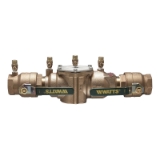 WATTS® 0062427 007 Double Check Valve Assembly, 2 in Nominal, Quarter-Turn Ball Valve, Bronze Body