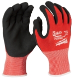 Milwaukee® 48-22-8902 Breathable Unisex Gloves, L, Nylon/Lycra Blend, Knit Cuff, Resists: Cut and Puncture, ANSI Cut-Resistance Level: A1, ANSI Puncture-Resistance Level: 1