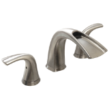 DELTA® 35708LF-SS Nyla 2 Handle Widespread Bathroom Faucet, Stainless
